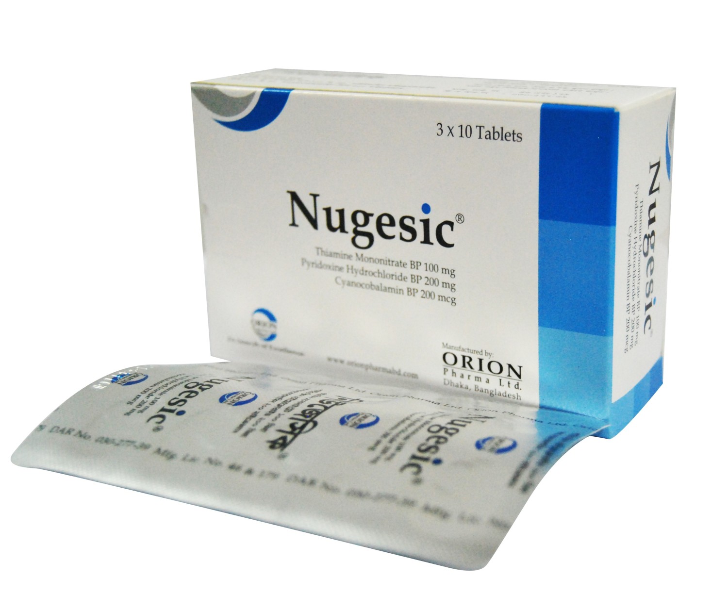 NUGESIC 100 mg + 200 mg