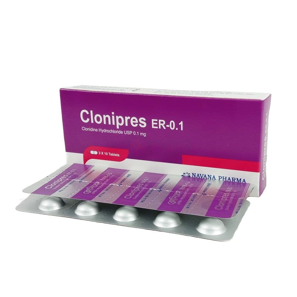 CLONIPRES ER 0.1 mg