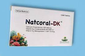NATCORAL-DK 75 mcg+500 mg+1000 IU Tablet