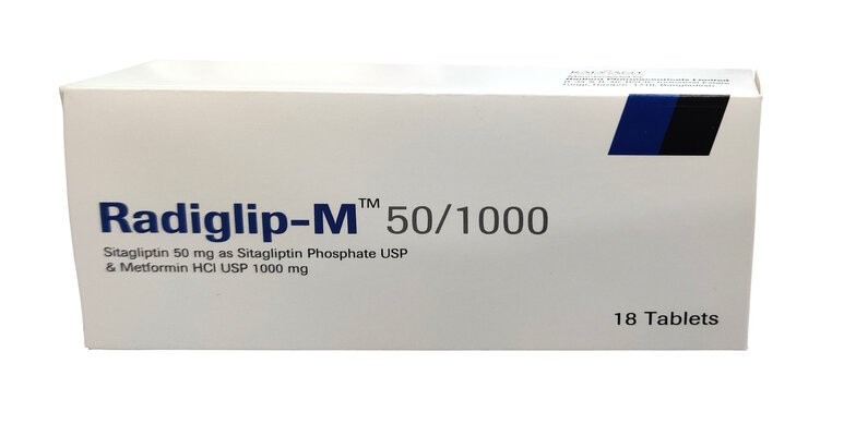 RADIGLIP M 50/1000MG TABLET
