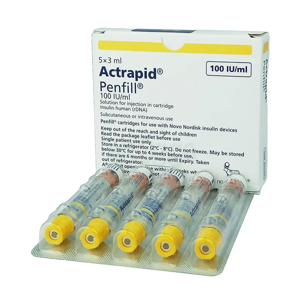 ACTRAPID PENFILL 100 IU 3ML