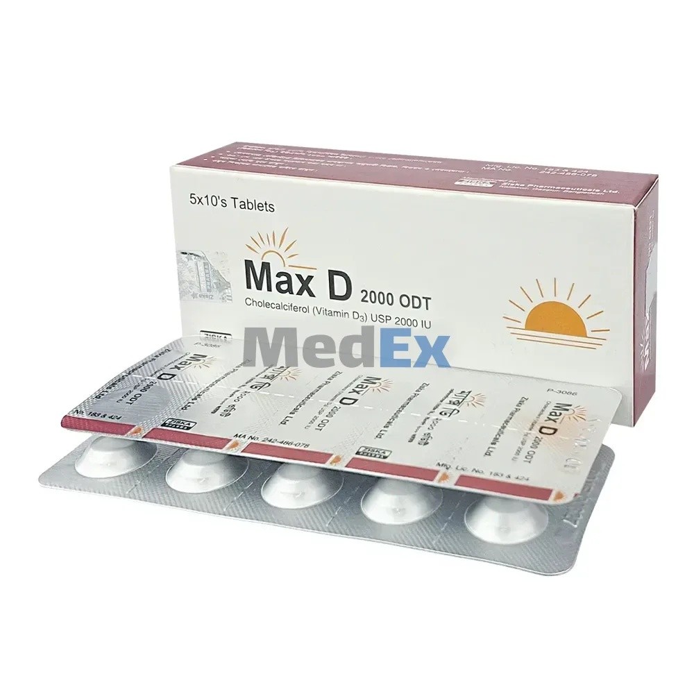 MAX D 2000 IU Tablet