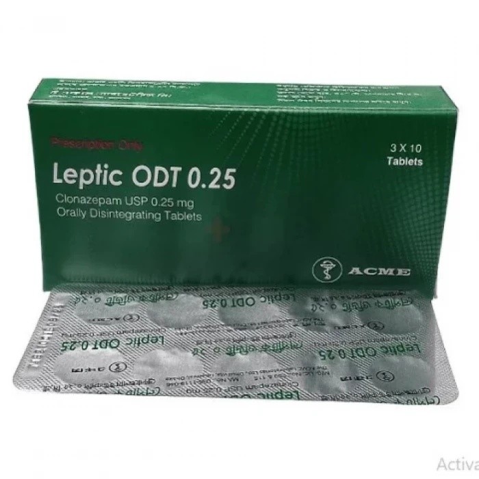 LEPTIC ODT 0.25 mg