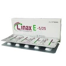 LINAX E 25MG+5MG TABLET