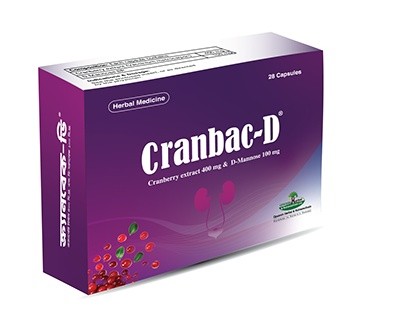 Cranbac-D 400mg+100mg Capsule