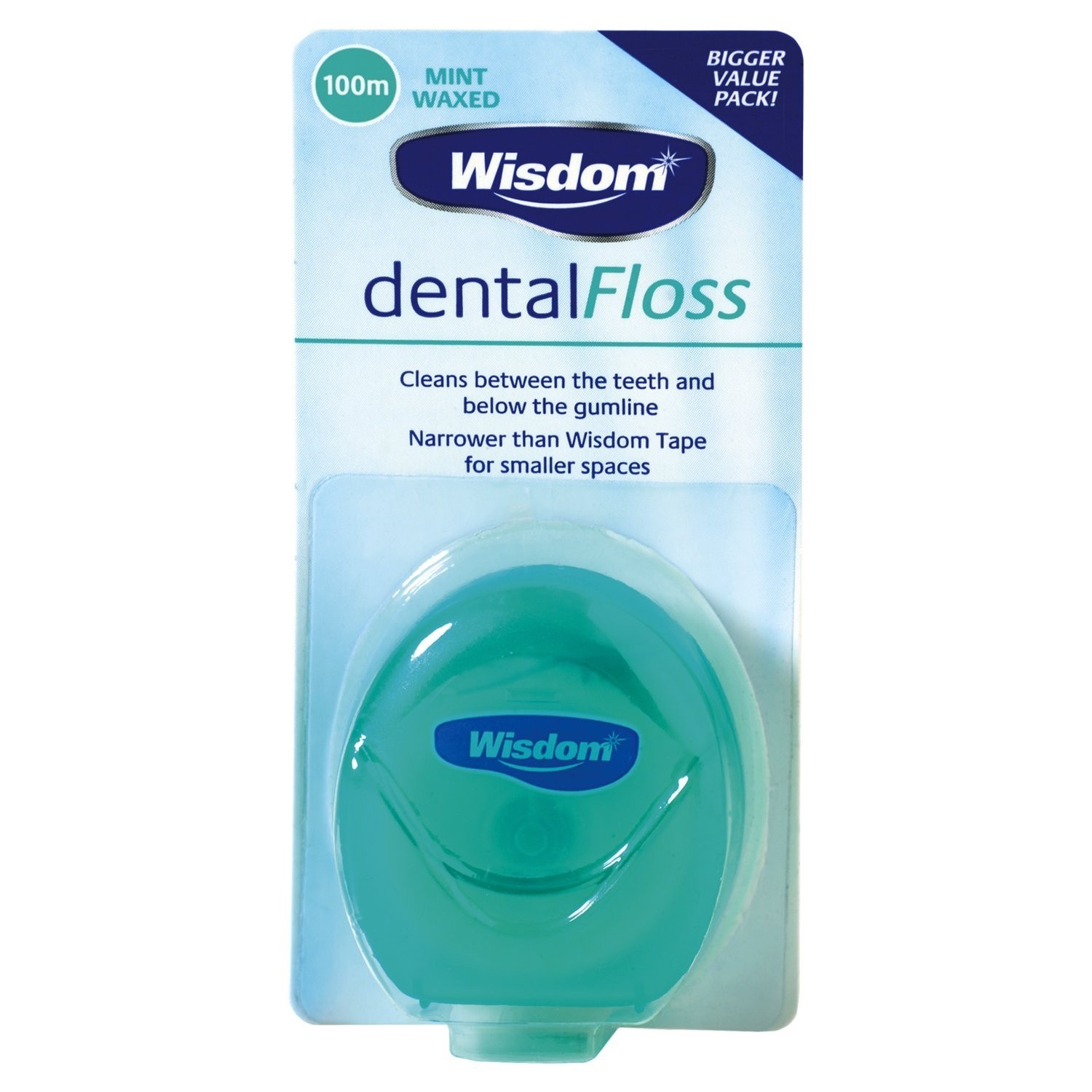 WISDOM 100m Dental Floss Mint mix