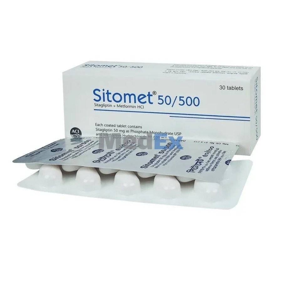 SITOMET 50/500MG TABLET