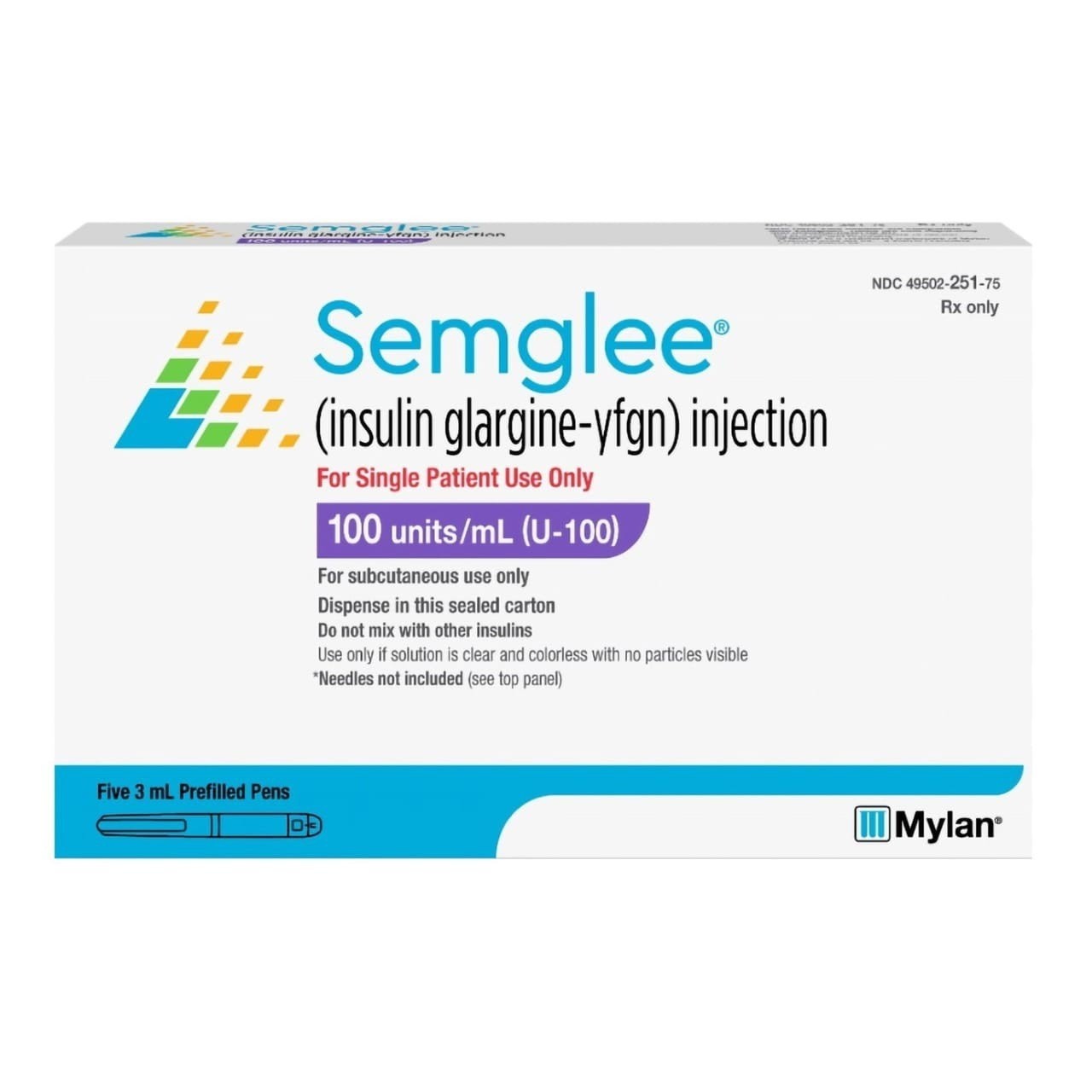 SEMGLEE 100 IU/ml SC Injection 3ML