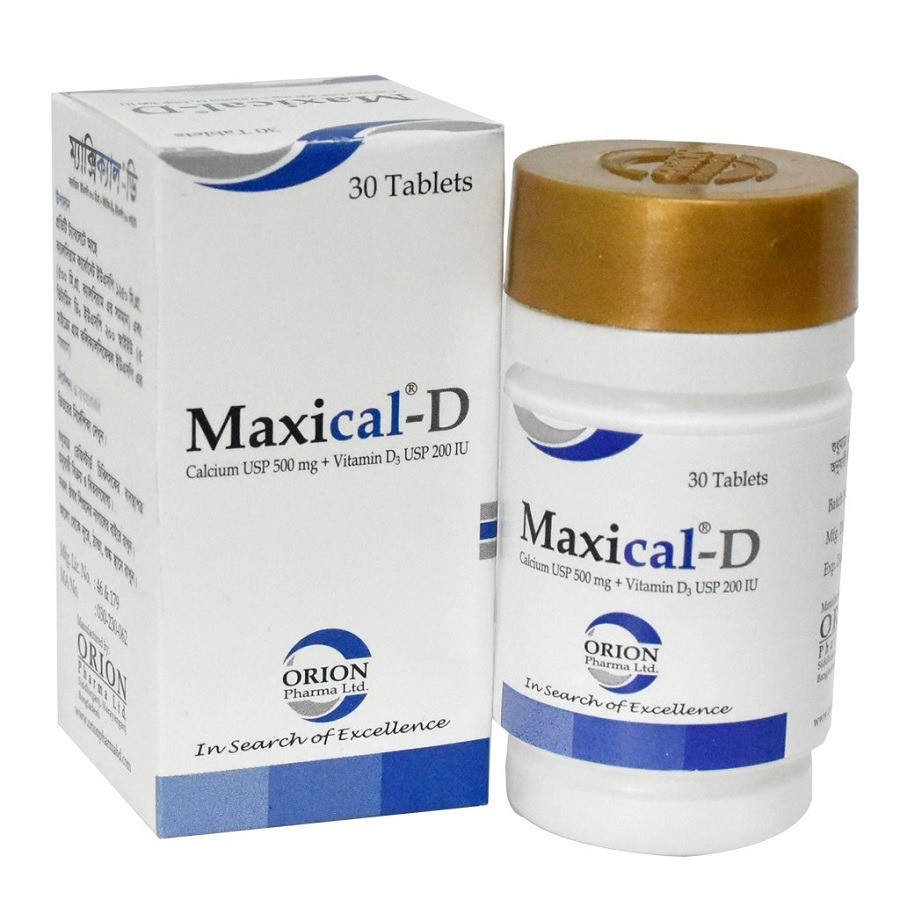 MAXICAL-D 500 mg + 200 IU