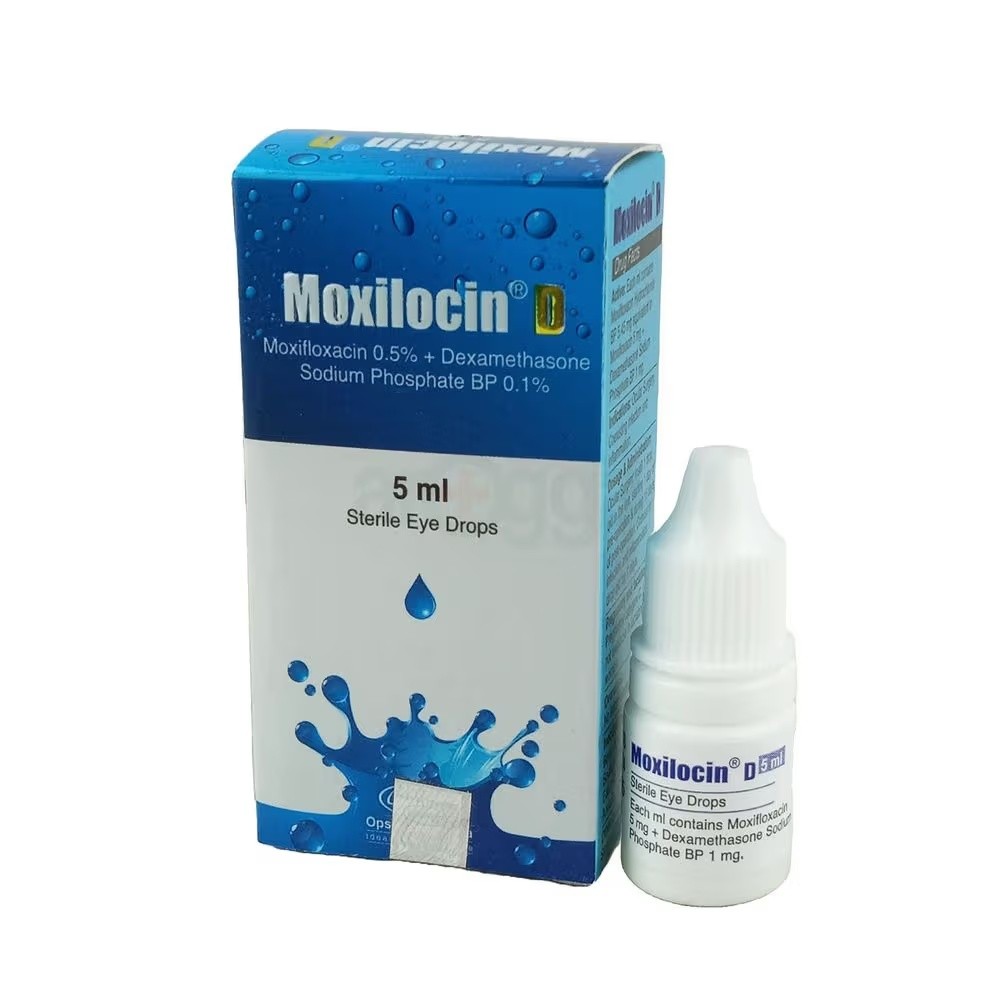 MOXILOCIN D 0.5%+0.1% Eye Drop