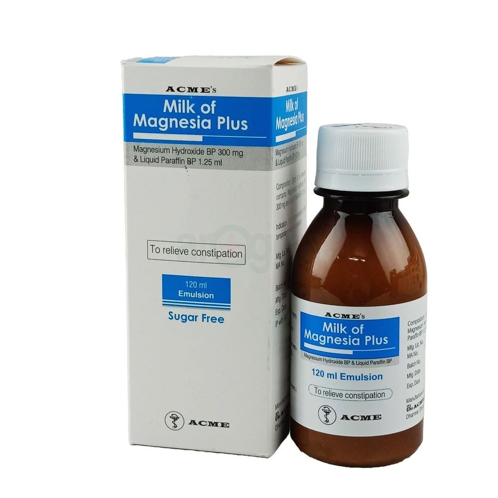 MILK OF MAGNESIA PLUS 120 ML SYRUP