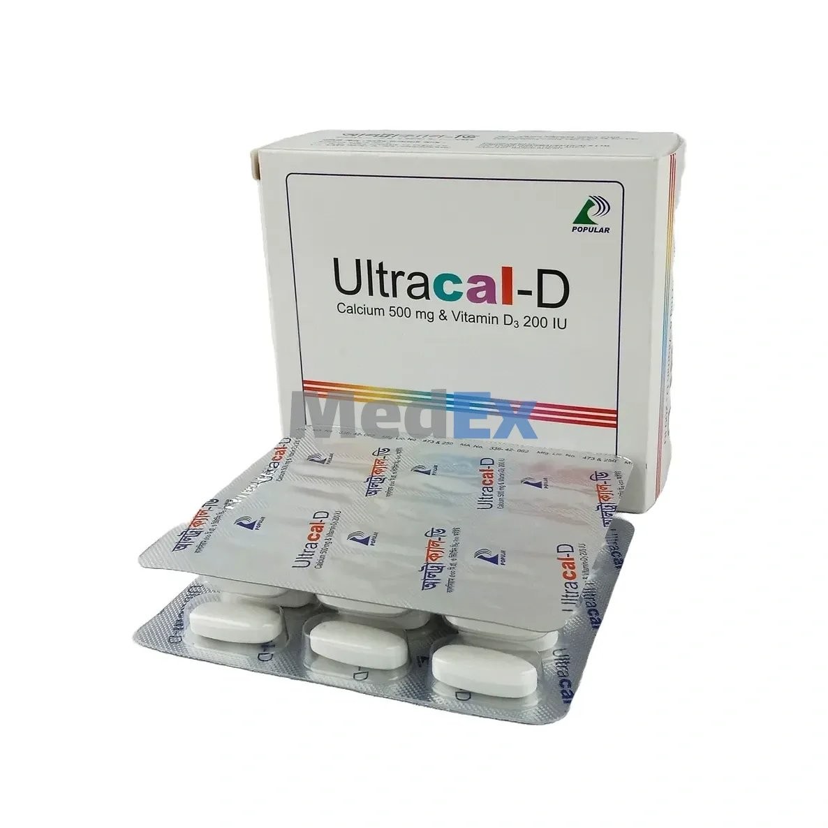 ULTRACAL-D 500MG+200IU TABLET