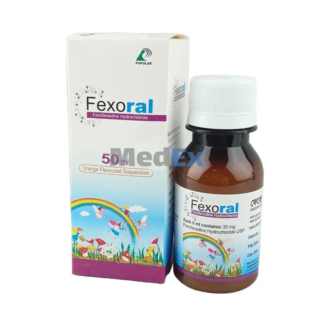 FEXORAL 30MG/5ML SYRUP 50 ML