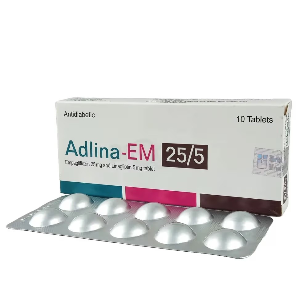 ADLINA-EM 25MG/5mg Tablet