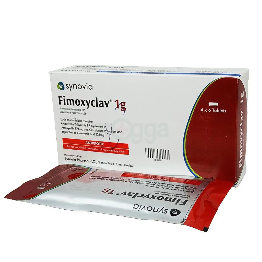 FIMOXYCLAV-1gm(875mg+125mg) Tablet