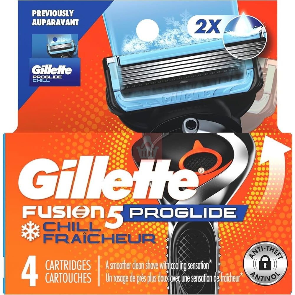 GILLETTE FUSHION 5 PROGLIDE 4 CARD REZER