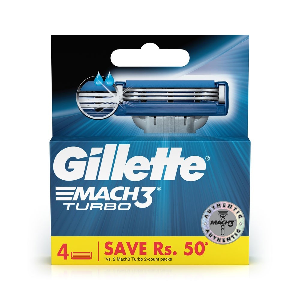 GILLETTE MACH 3 TURBO 4 CARTIZ