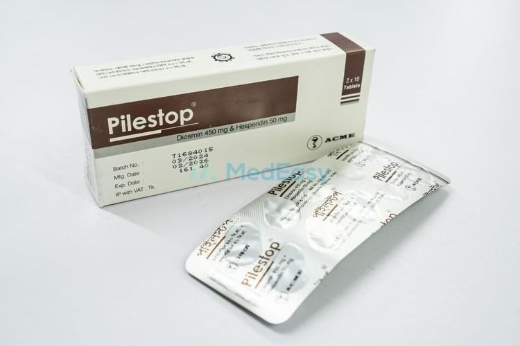 PILESTOP 450 mg + 50 mg