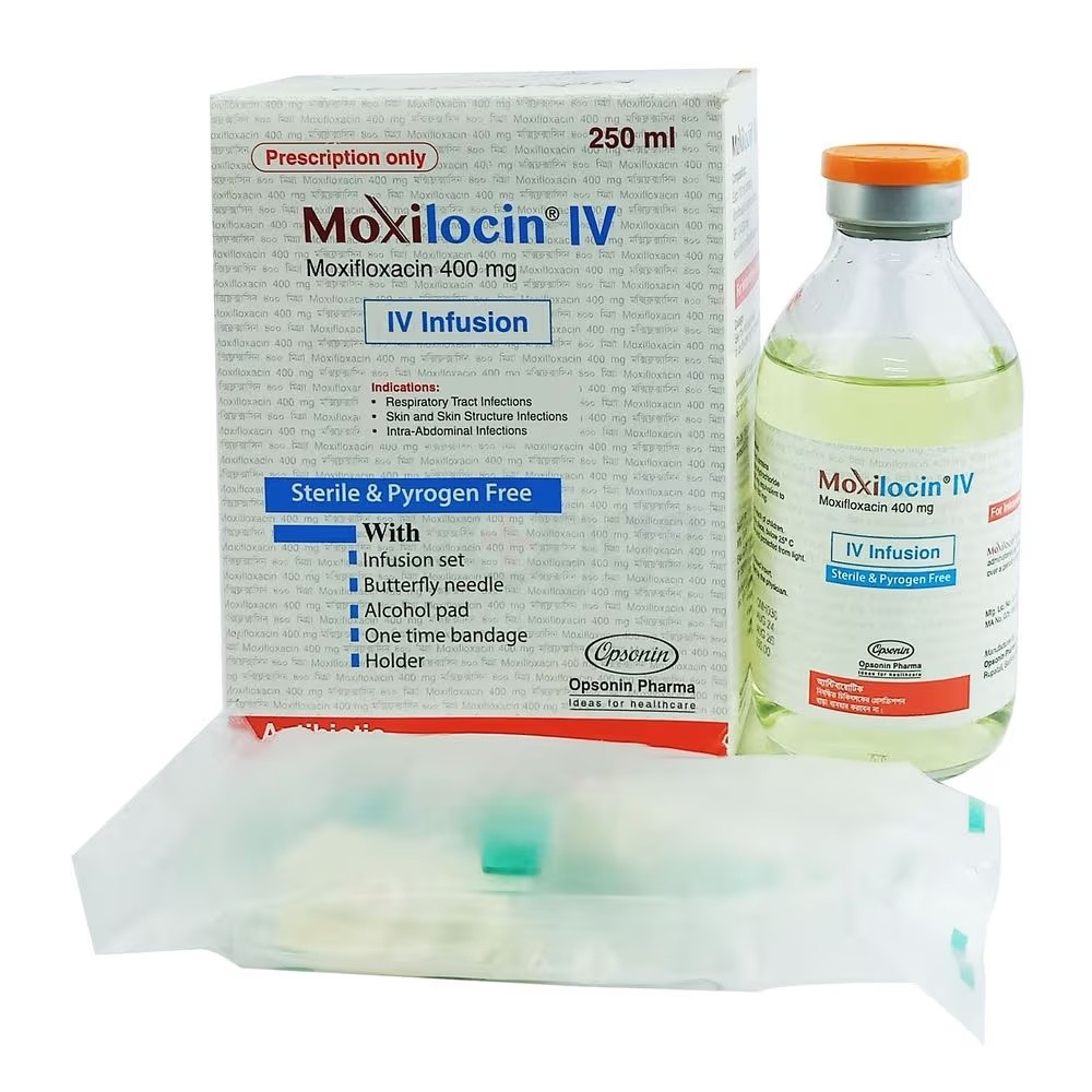 MOXILOCIN IV 400mg/250ml Injection