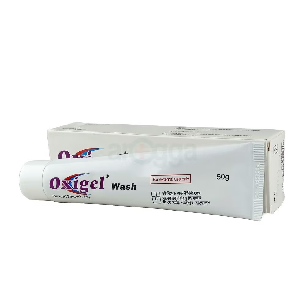 OXIGEL WASH 5% Topical gel 50gm