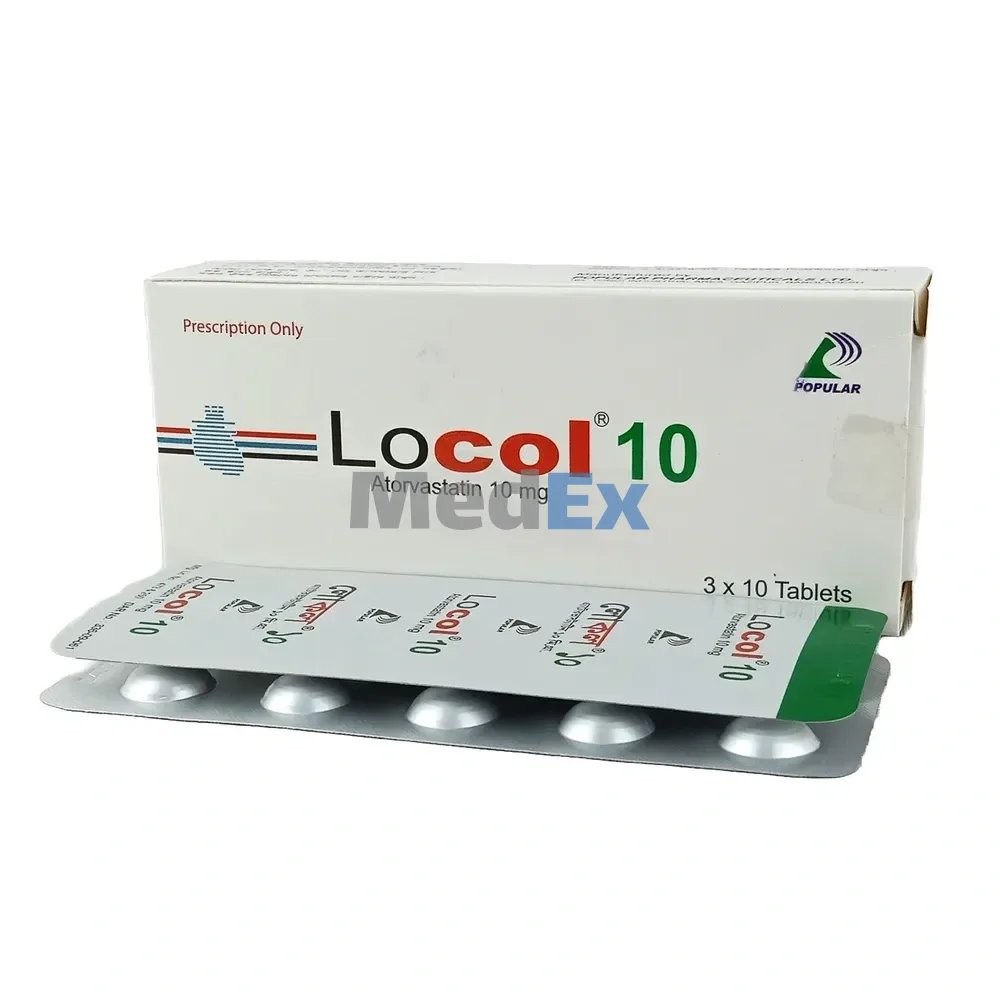 LOCOL 10 MG TABLET