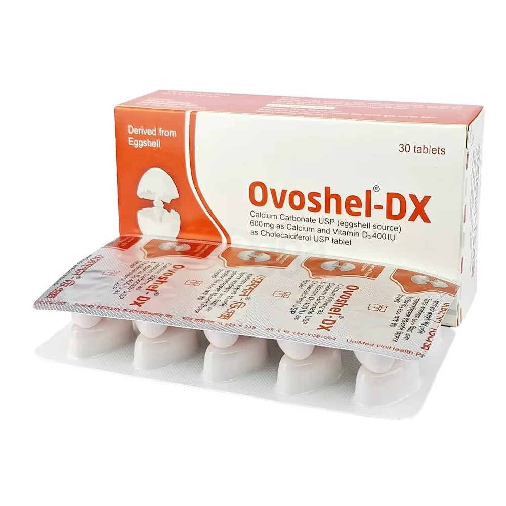 OVOSHEL DX 600mg+400IU Tablet