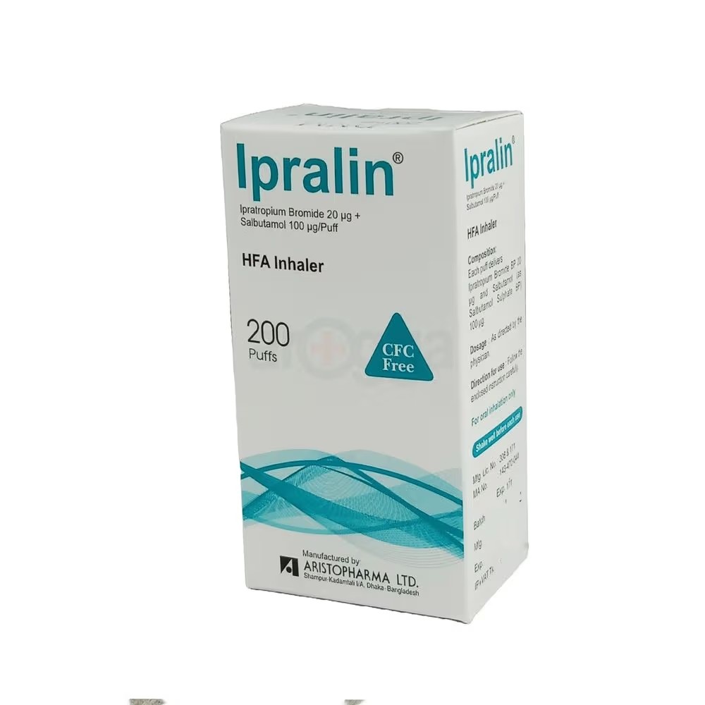 IPRALIN HFA 100mcg+20mcg Inhelar