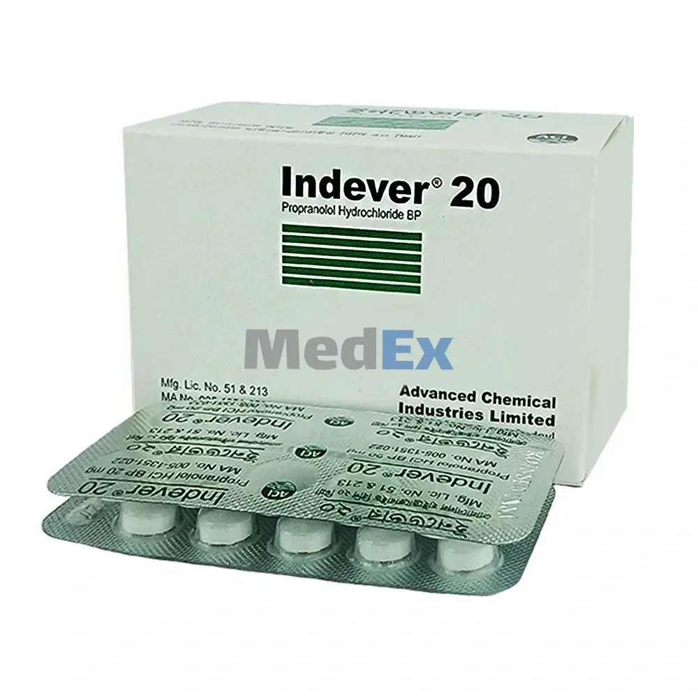 INDEVER 20mg TABLET