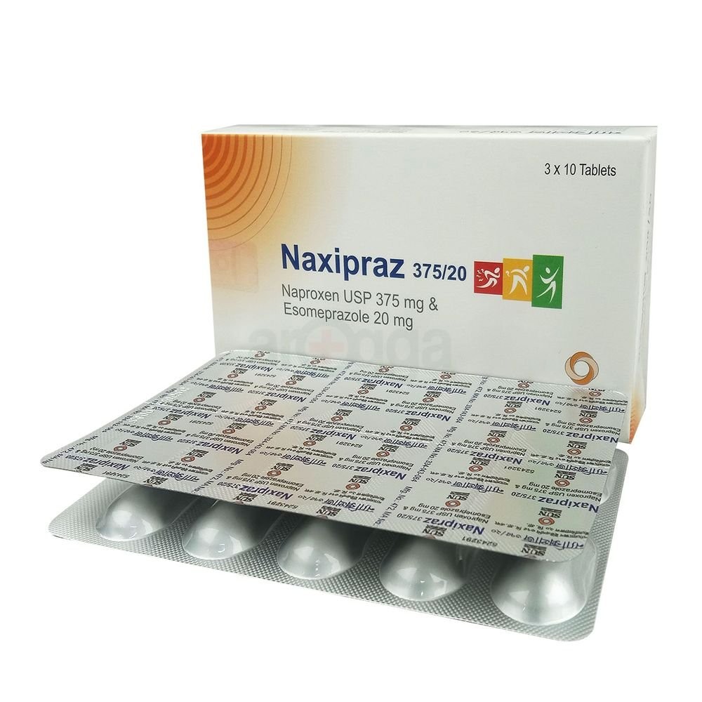 NAXIPRAZ 375MG+20 MG TABLET