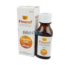 Finacof 5mg+6.25mg/5ml Syrup 100ML