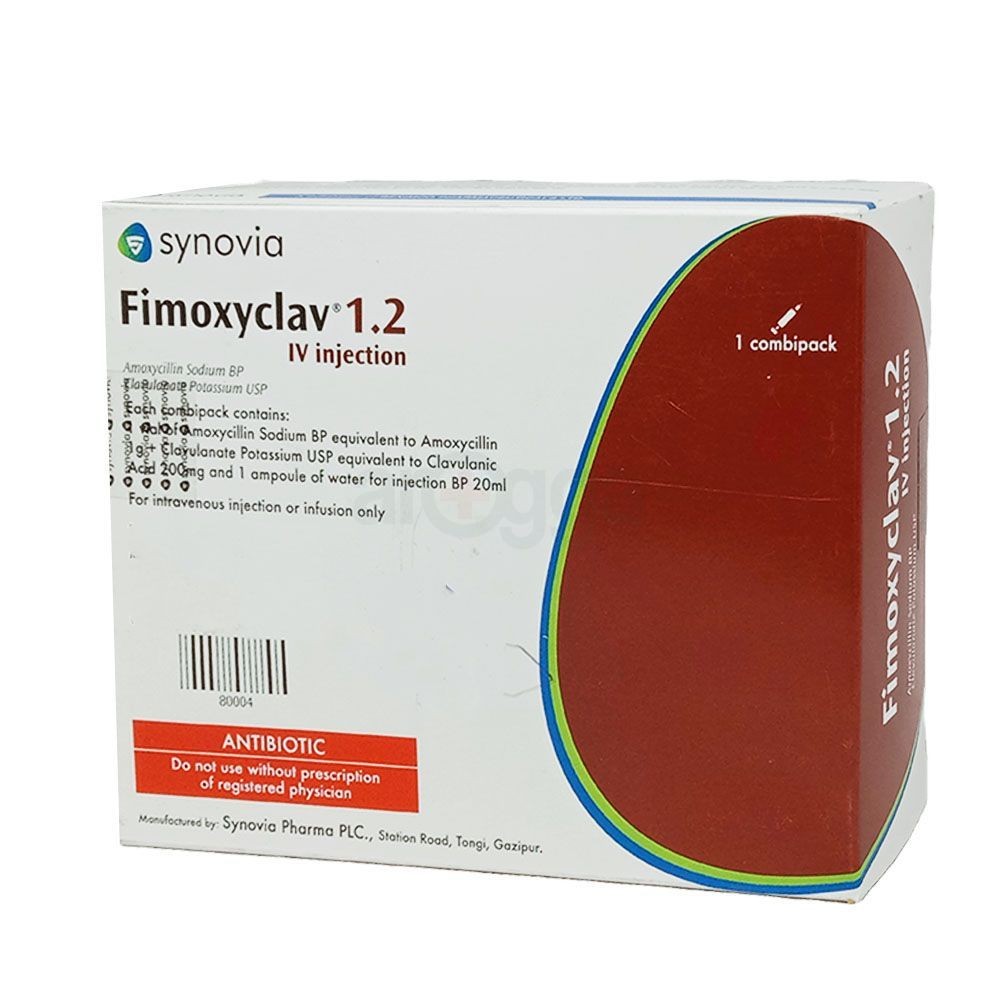 FIMOXYCLAV-1.2gm (1gm+200mg)/20ml IV Injection