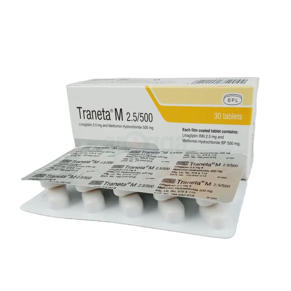 TRANETA M 2.5mg+500mg Tablet