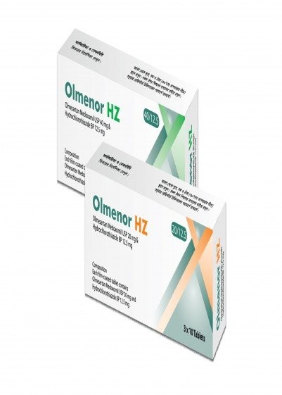 OLMENOR HZ 40MG+12.5MG TABLET