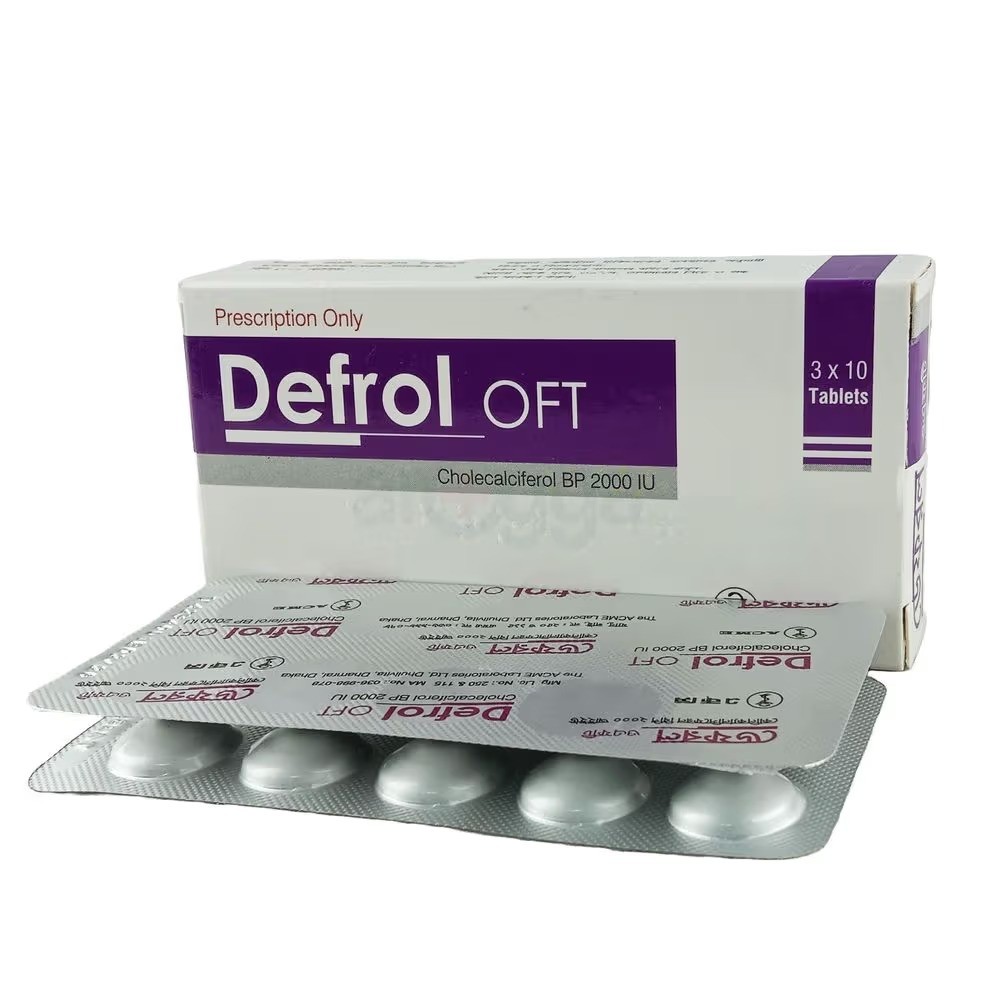 DEFROL OFT TAB. 2000 MG