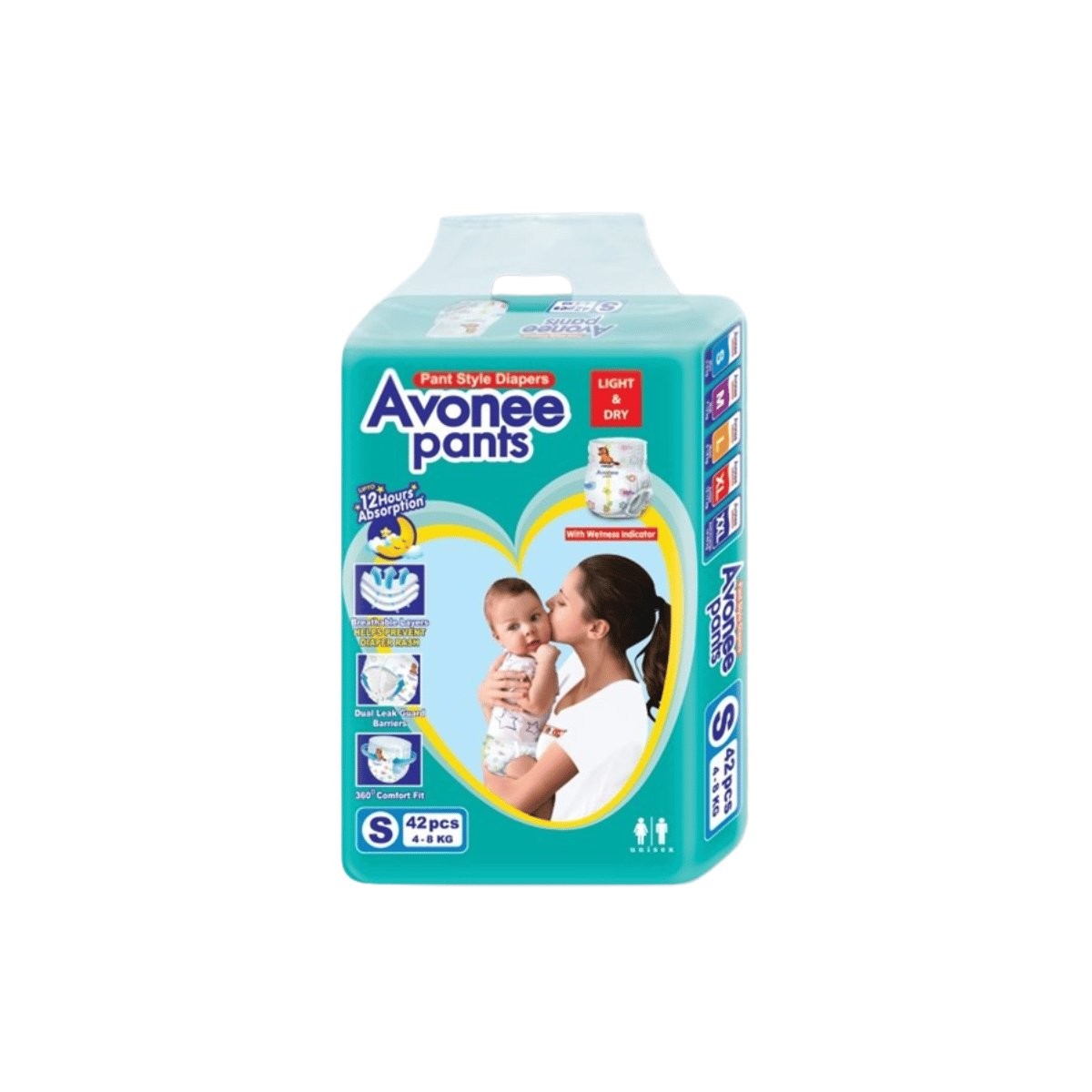 AVONEE BABY PANTS DIAPER	S 42 PCS