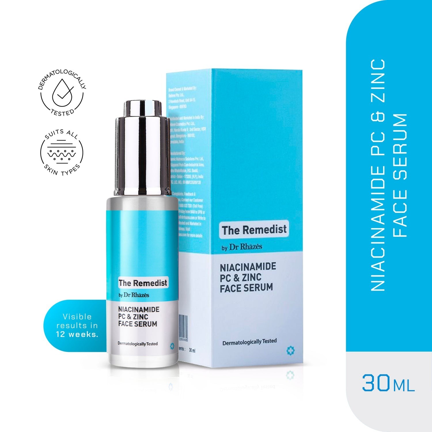 THE REMEDIST NIACINAMIDE PC & ZINC FACE SERUM