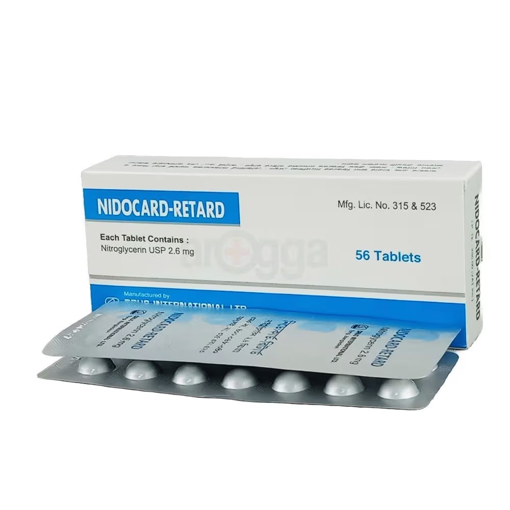 NIDOCARD RETARD 2.6mg Tablet