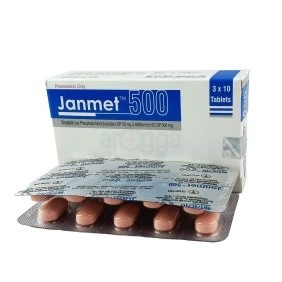 JANMET 50 mg + 500 mg