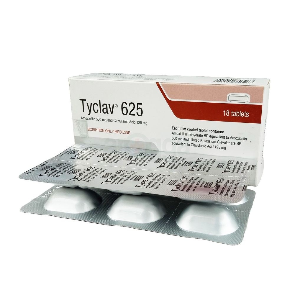 TYCLAV 500mg+125mg TABLET