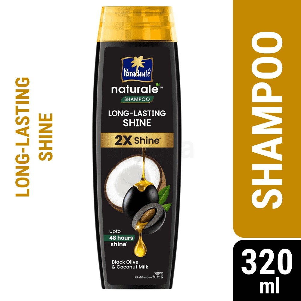 PARACHUTE NATURAL LONG-LASTING SHINE 320ML SHAMPOO