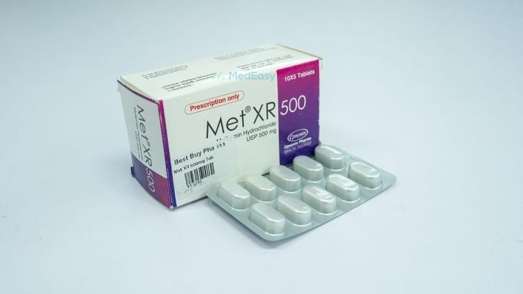 MET XR 500mg Tablet
