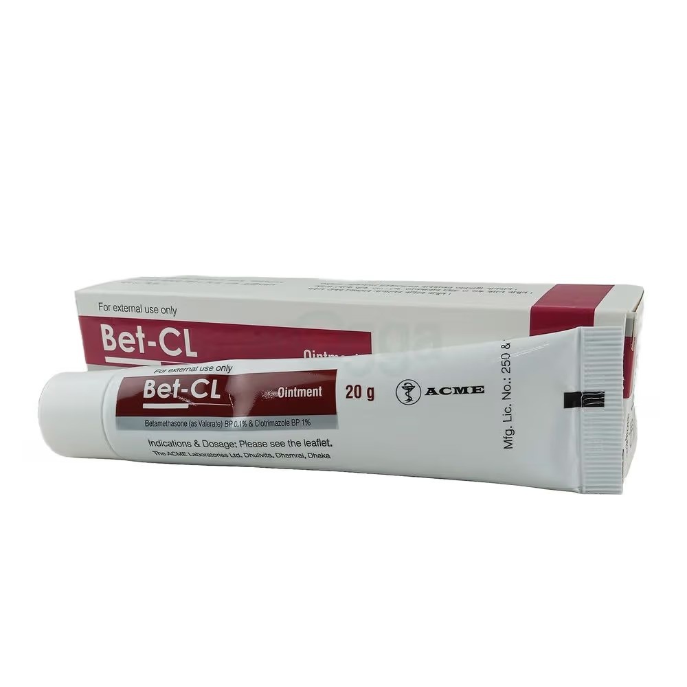 BET-CL Ointment-(0.1%+1%)- 60 GM