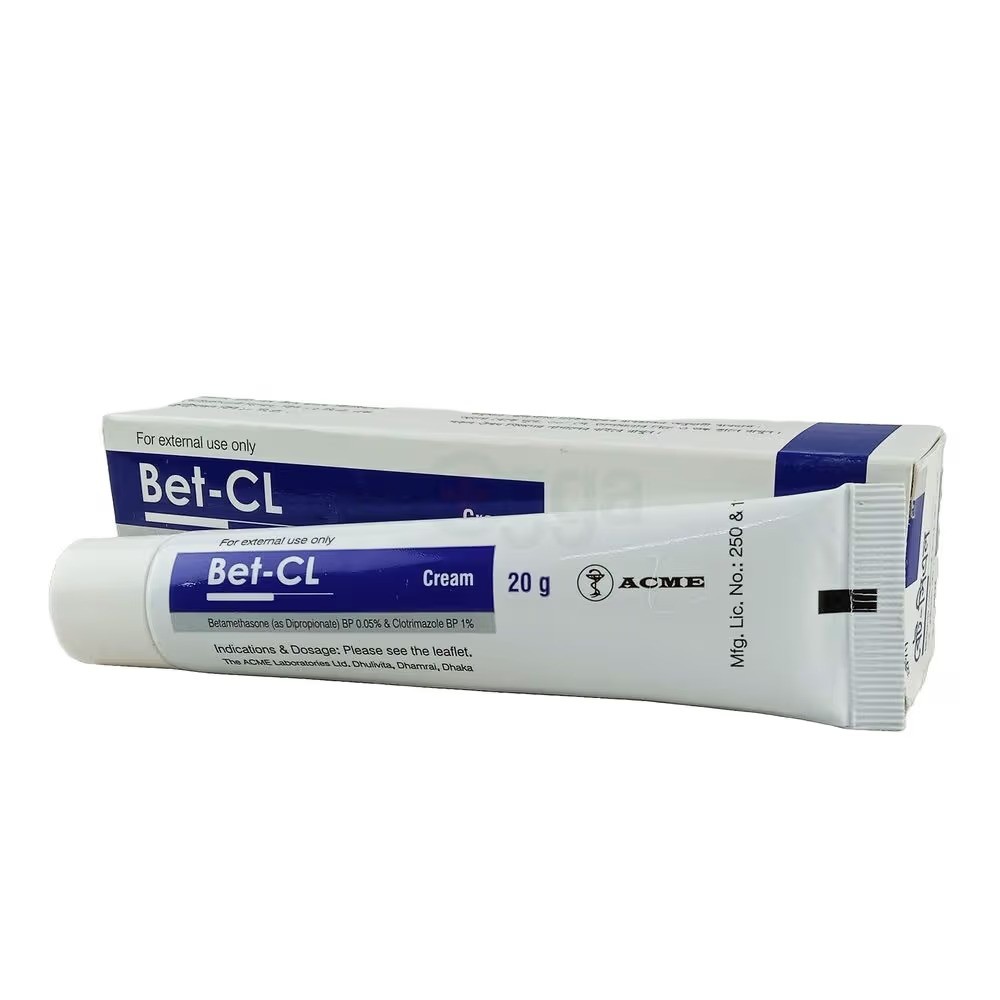 BET-CL Cream-(0.05%+1%)-20 GM