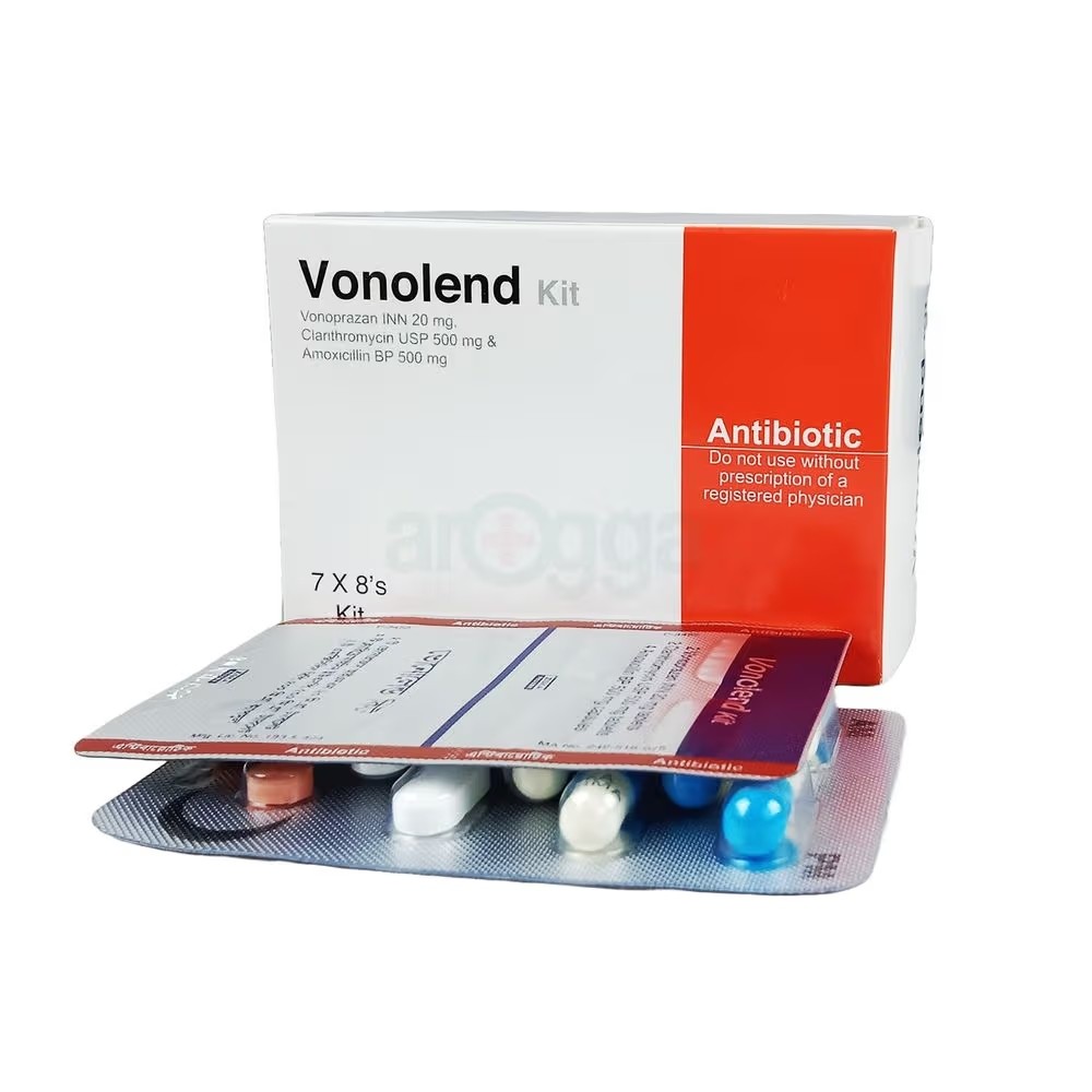 VONOLEND KIT 40 mg+2000 mg+1000 mg Tablet