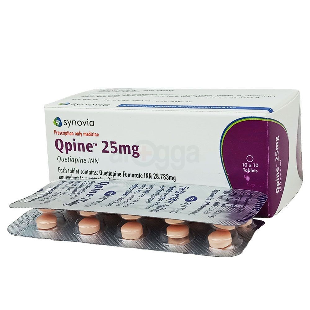 QPINE 25mg Tablet