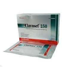 Clavusef 250 mg+62.5 mg (Tablet)
