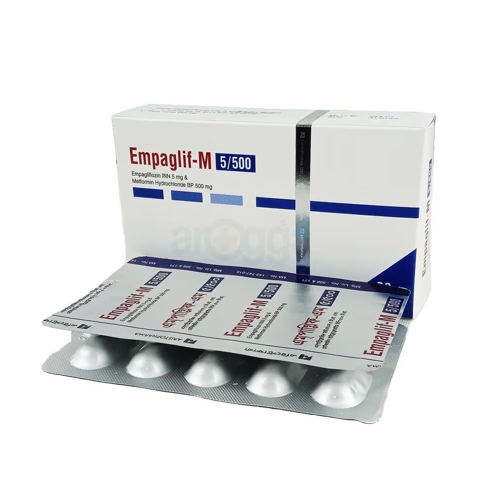 EMPAGLIF-M 5mg+500mg Tablet
