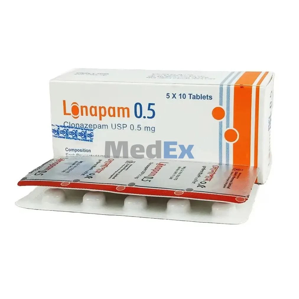 LONAPAM 0.5MG TABLET