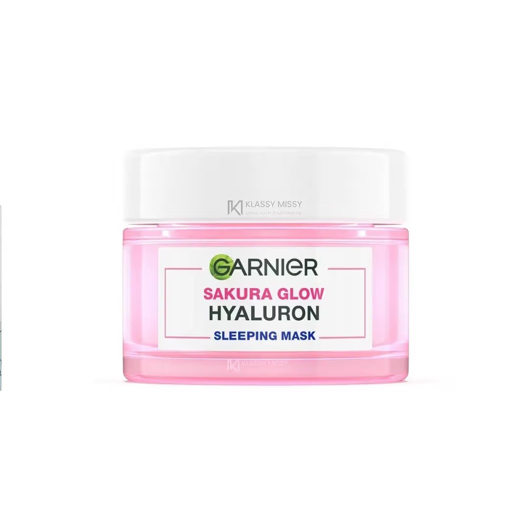GARNIER SAKURA GLOW HYALURON SLEEPING MASK(NIGHT) 50 ML