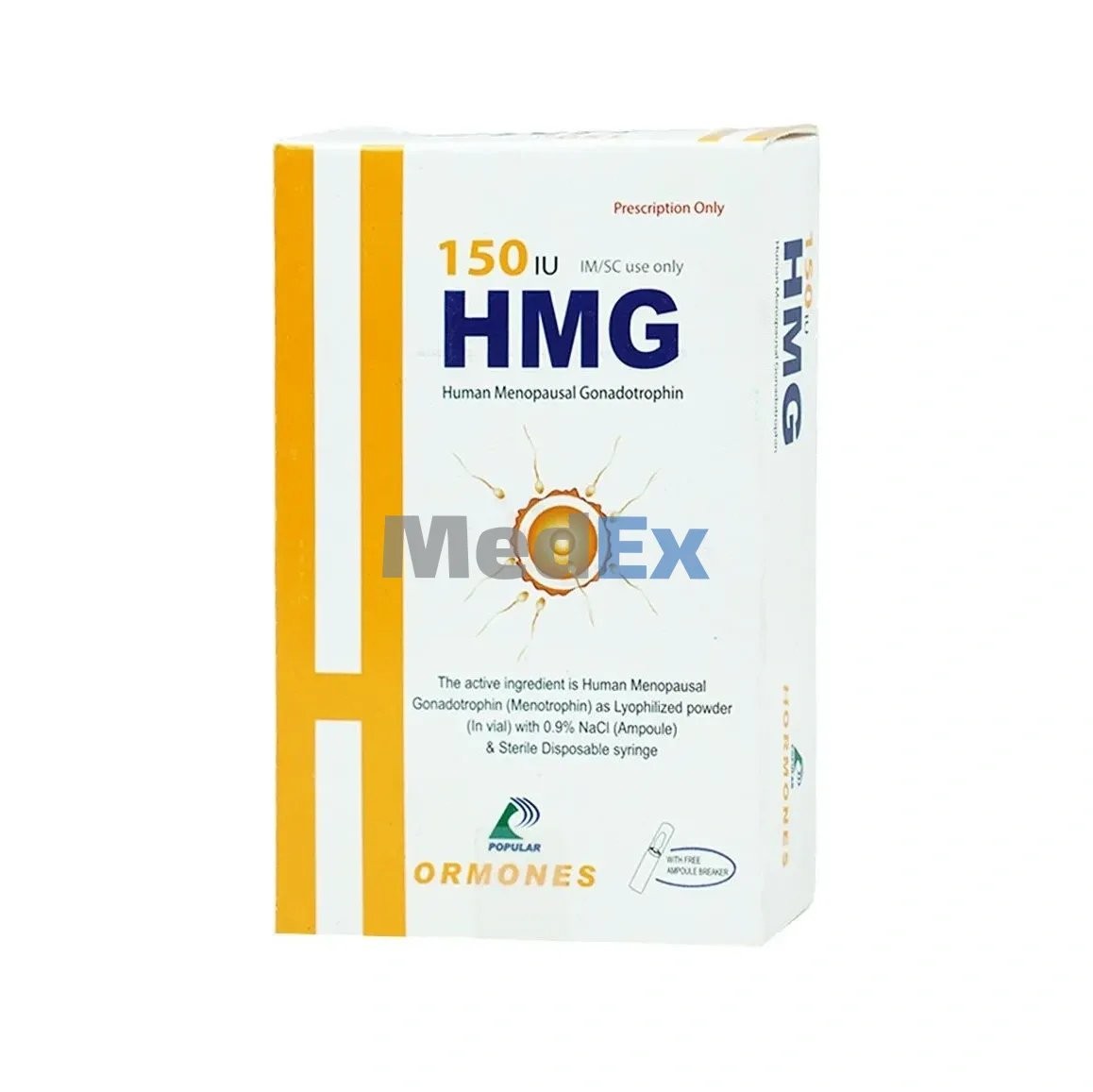 HMG 150 IU/VAIL INJECTION